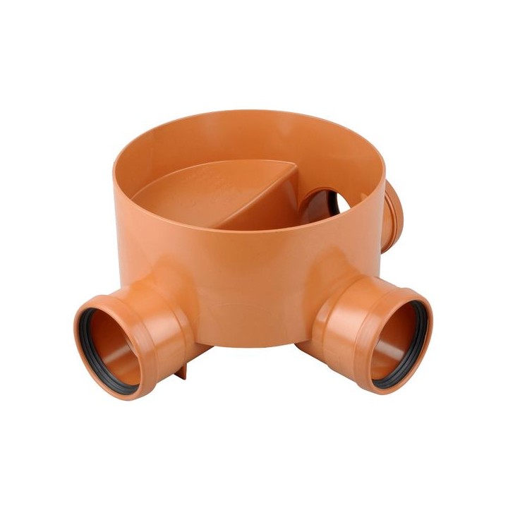 Osma 315mm Multi-Base Inspection Chamber Base inc. 90° Left-hand branch 110mm 4D911