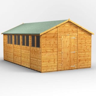 18 x 10 Power Apex Shed