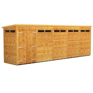 20 x 4 Power Pent Double Door Security Shed
