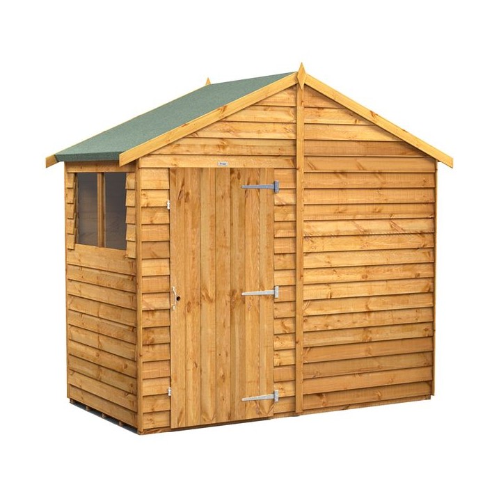 4 x 8 Power Overlap Apex Shed