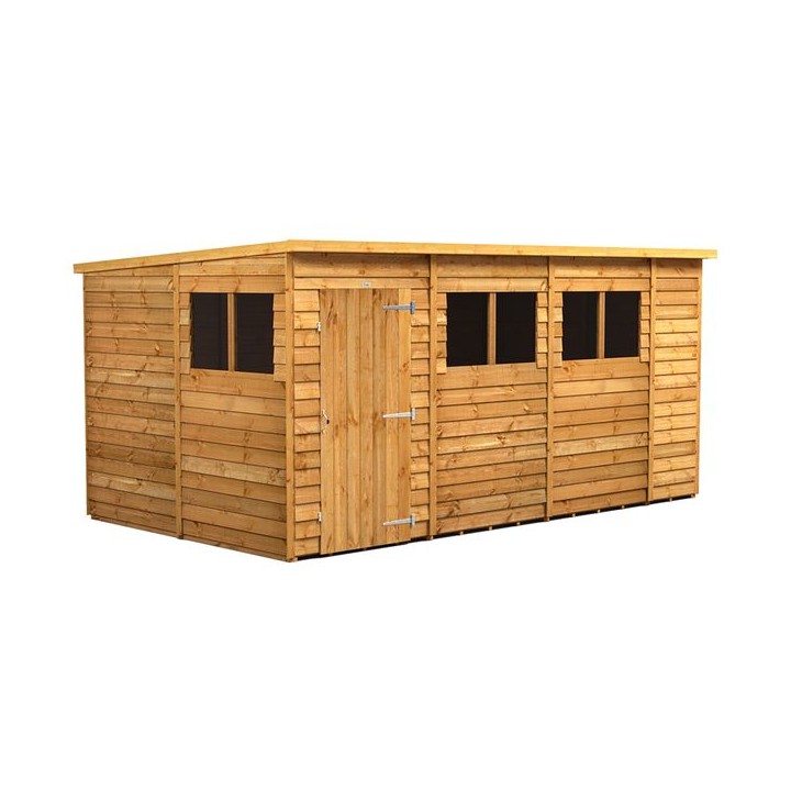 14 x 8 Power Overlap Pent Shed