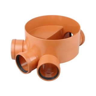 Osma 315mm Multi-Base Inspection Chamber Base inc. 2 x 45° Multi-Base Branch 110mm 4D917