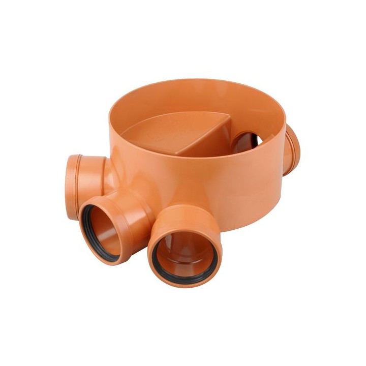 Osma 315mm Multi-Base Inspection Chamber Base inc. 2 x 45° Multi-Base Branch 110mm 4D917