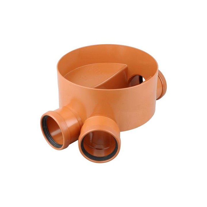 Osma 315mm Multi-Base Inspection Chamber Base inc. 45° Left-hand branch 110mm 4D913