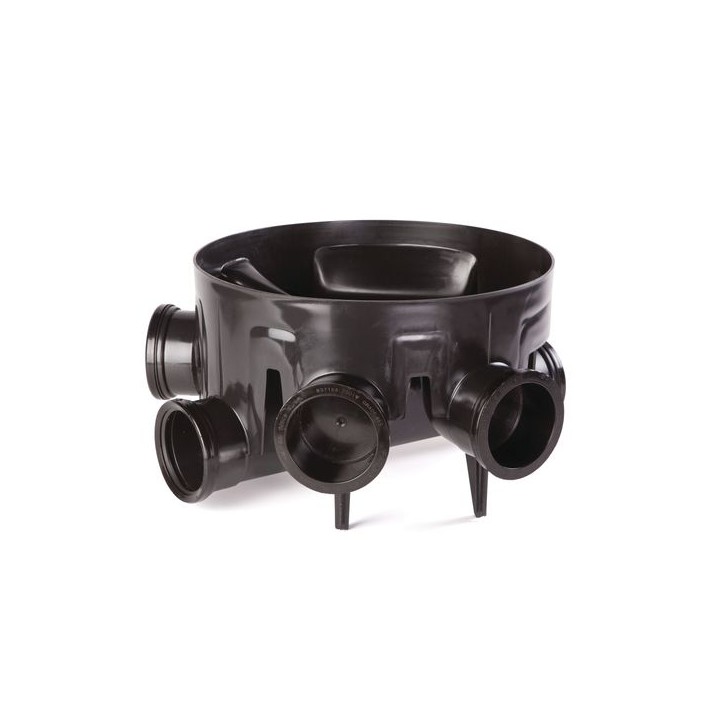 Osma 450mm Universal Inspection Chamber Base Straight Channel and 4x110mm Branches 4D922