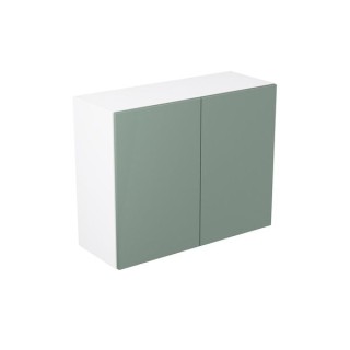 Flatpack 900 Wall Kitchen Cabinet Slab Supermatt Agave Green
