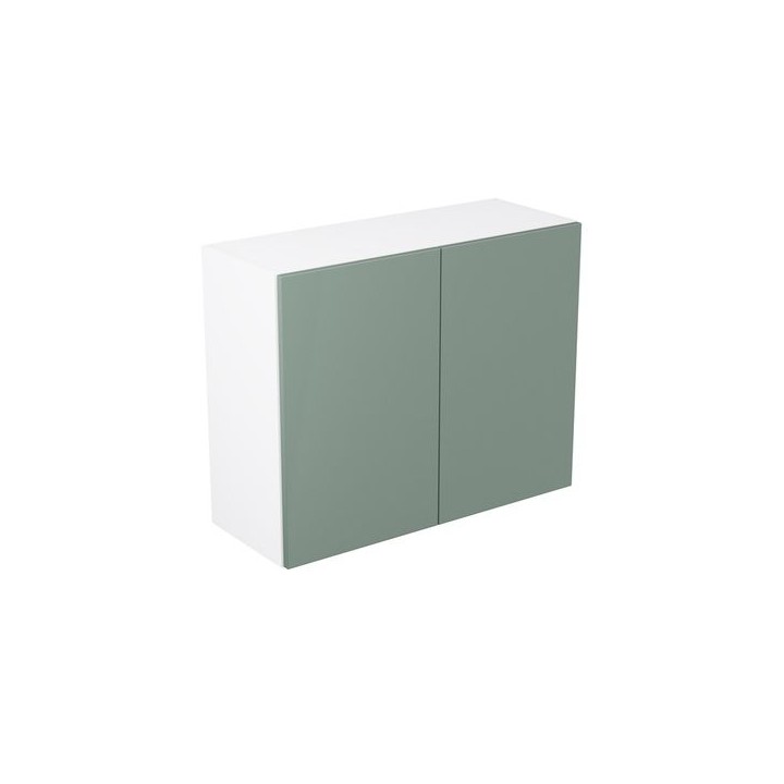 Flatpack 900 Wall Kitchen Cabinet Slab Supermatt Agave Green