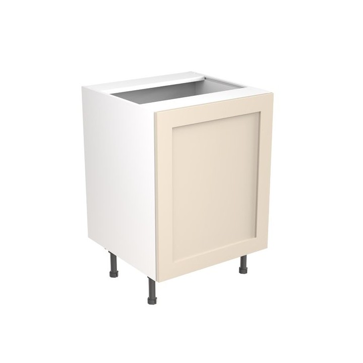 Flatpack Sink Base Unit Shaker Ultra Matt Cashmere 600mm - FKKH0635