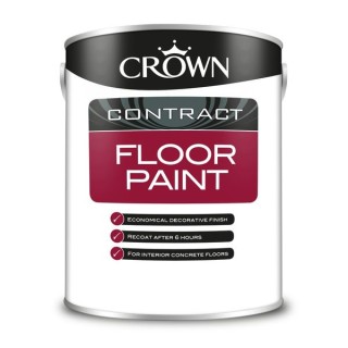 Crown Contract Floor Paint 5L Red