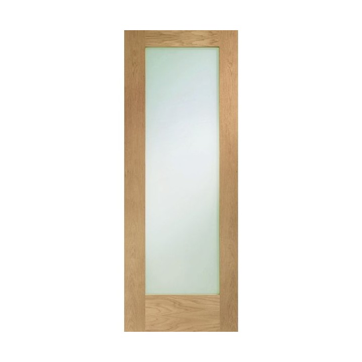 XL OAK SHAKER PATTERN 10 OBSCURE GLAZED DOOR 1981 X 610 X 35MM