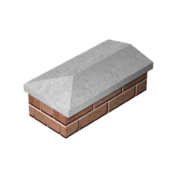 Supreme Concrete Coping Twice Weathered Straight Buff 137mm x 610mm COP137.5BU