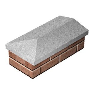 Supreme Once Weathered Coping Straight 305mm x 915mm COP212