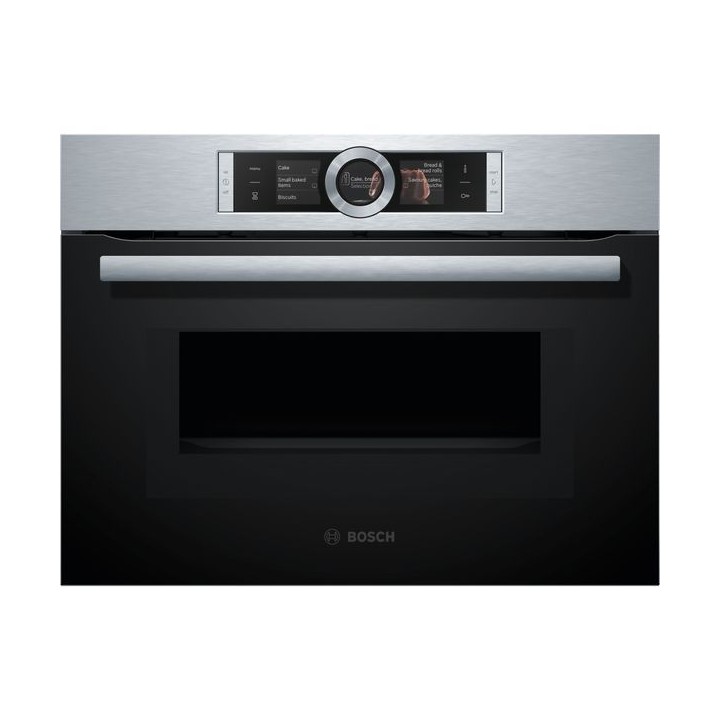Bosch CMG656BS1 Serie 8 Built in Compact Oven with Microwave and Ecoclean Stainless Steel