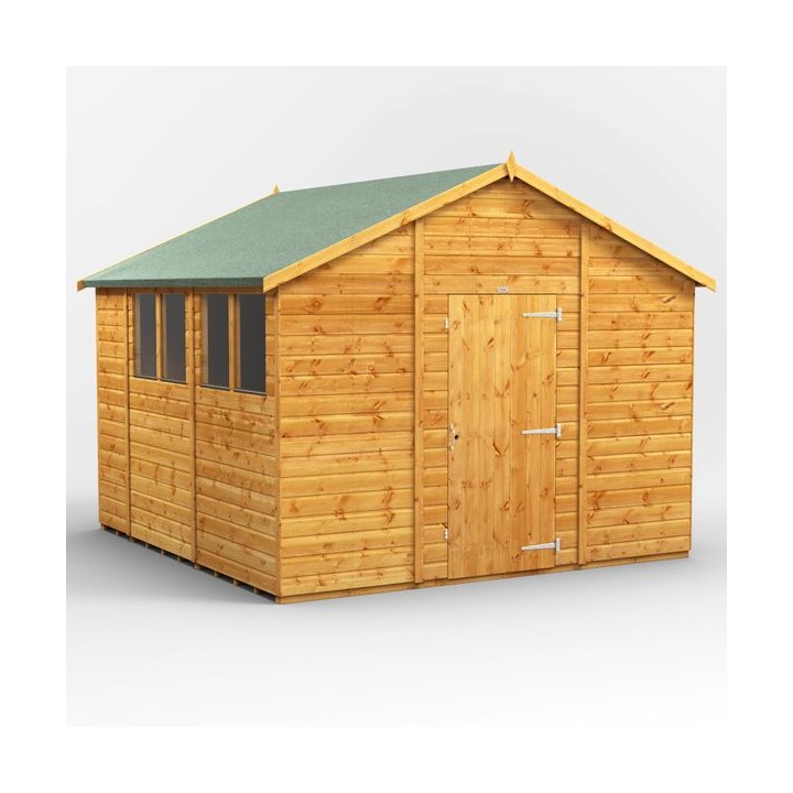 10 x 10 Power Apex Shed