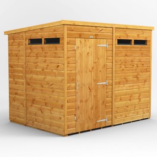8 x 6 Power Pent Security Shed