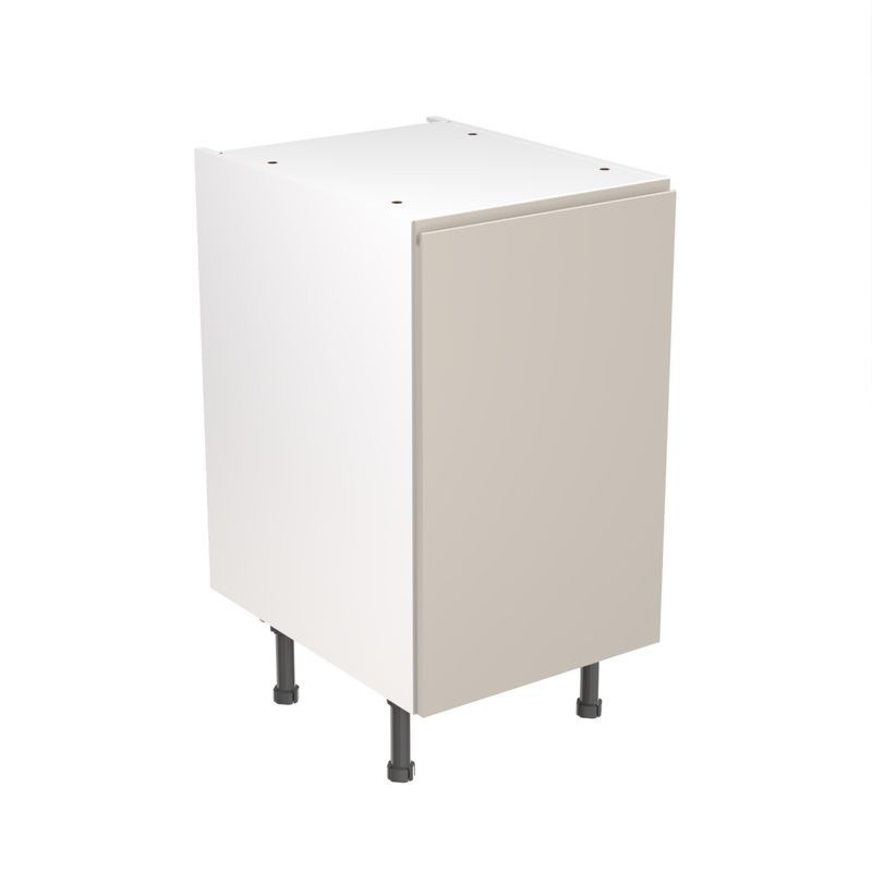 Flatpack Base Unit J-pull Super Gloss Light Grey 450mm - FKKJ0239