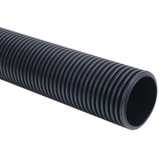 Wavin TwinWall 225mm Plain Ended Pipe - Unperforated 6m 9TW076
