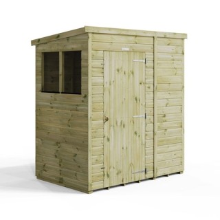 6x4 Premium Powersheds Pent