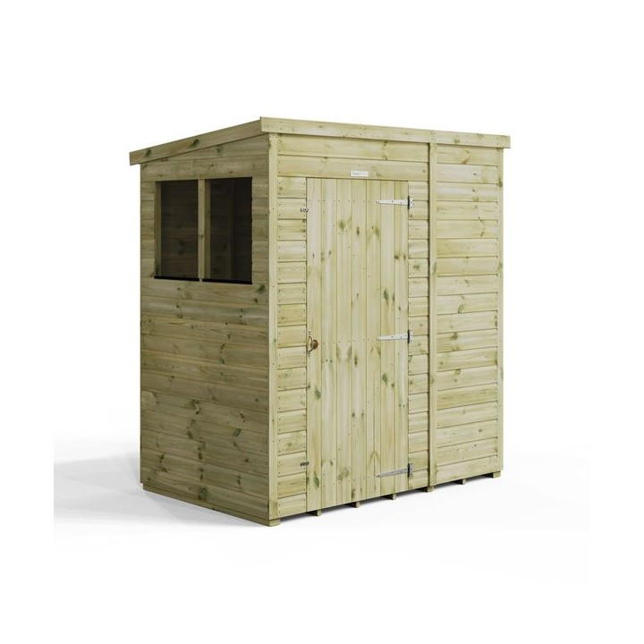 6x4 Premium Powersheds Pent