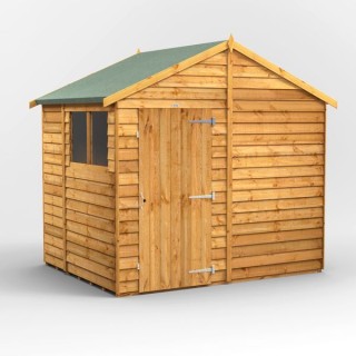 6 x 8 Power Overlap Apex Shed