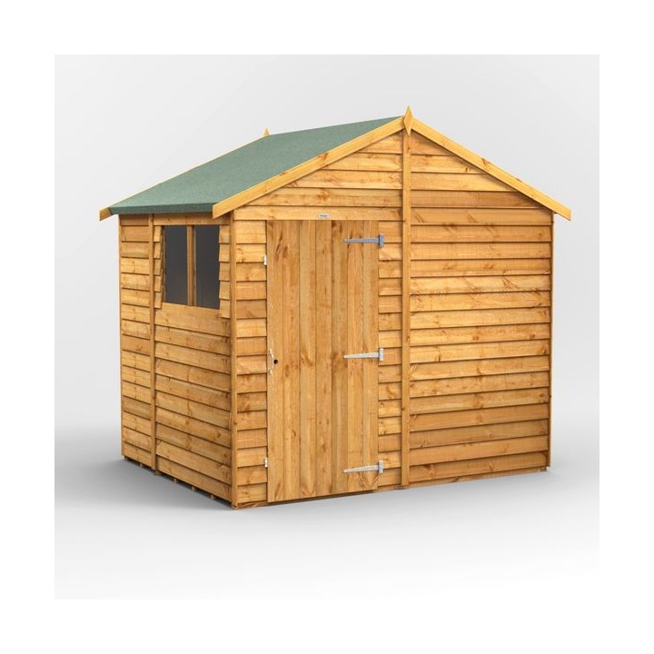 6 x 8 Power Overlap Apex Shed