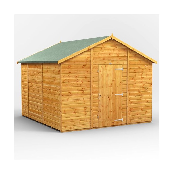 10 x 10 Power Apex Windowless Shed