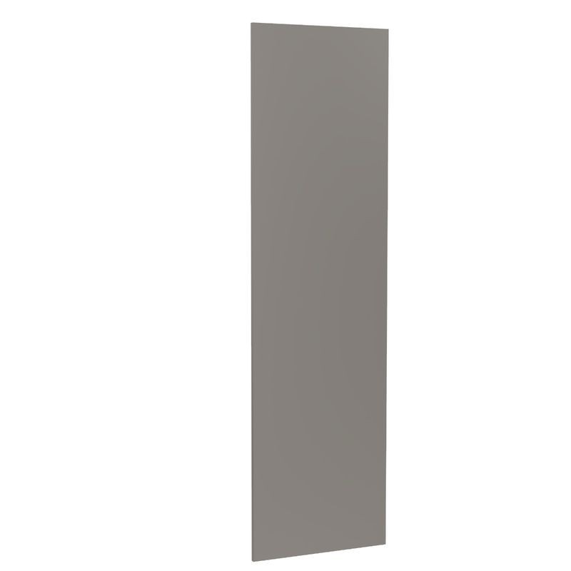 Larder Decor End Panel for J-Pull Super Gloss Dust Grey 2400mm x 600mm - FKKJ0330