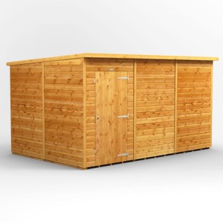 12 x 8 Power Pent Windowless Garden Shed