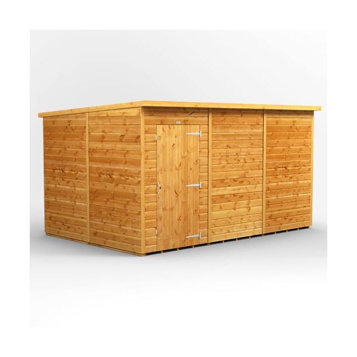 12 x 8 Power Pent Windowless Garden Shed