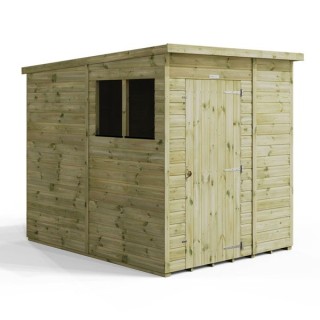 6x8 Premium Powersheds Pent