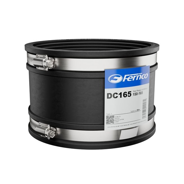 Fernco DC165 Drain Coupling 150-165 mm