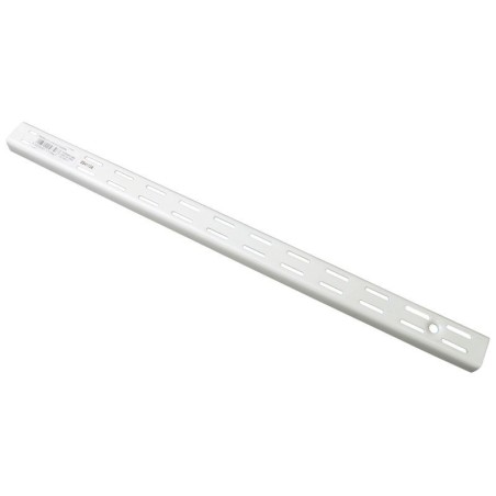 Twinslot Upright 1220mm White Antibacterial Coated
