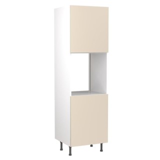 Flatpack Single Oven Tower Shaker Ultra Matt Cashmere Slab 600mm - FKKH0631