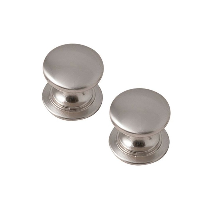 Kitchen Kit Only Windsor Knob Satin Chrome Pack of 2 - KKHWKBN