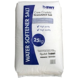BWT Water Softener and Dishwasher Care Crystals Granulated Salt 25KG