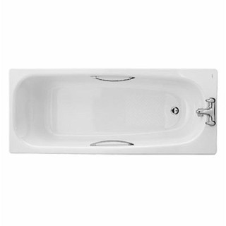 Twyford Shallow Steel Bath White 1700mm SB1772WH