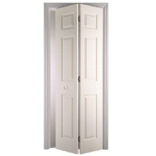Moulded 6 Panel Grained Bi-Fold Hollow Core Internal Door 1981mm x 610mm x 35mm