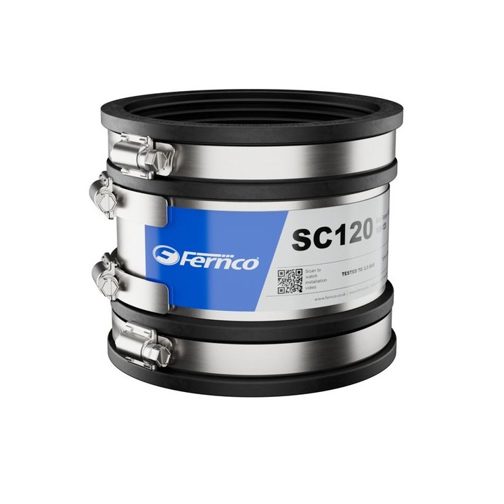Fernco SC120 Standard Coupling 105-120 mm