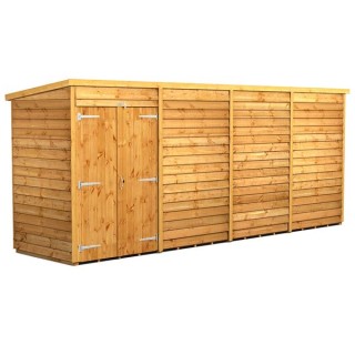 16 x 4 Power Overlap Pent Double Doors No Windows