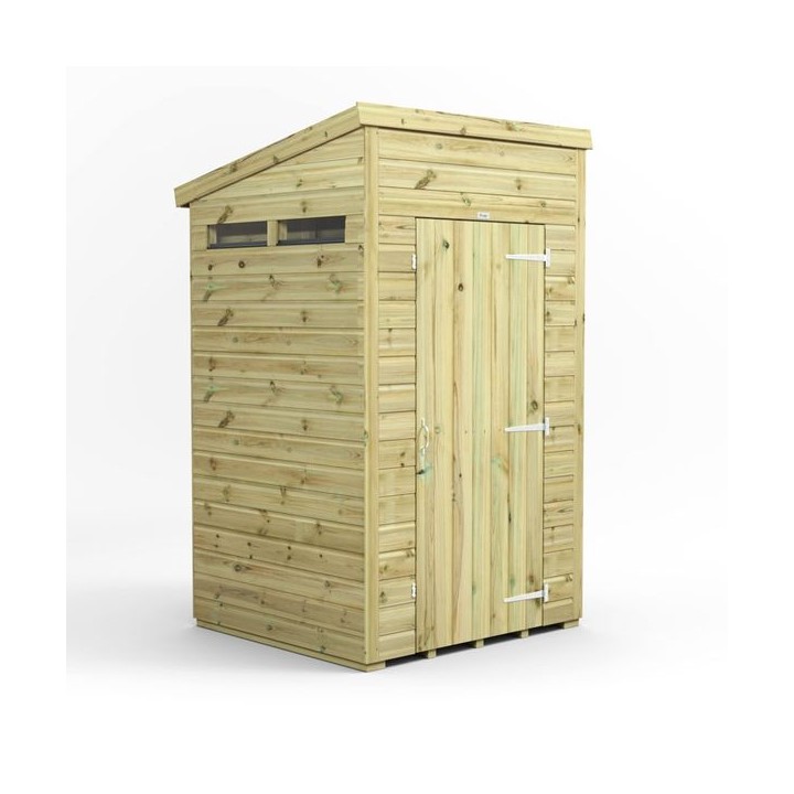 4x4 Premium Powersheds Security Pent