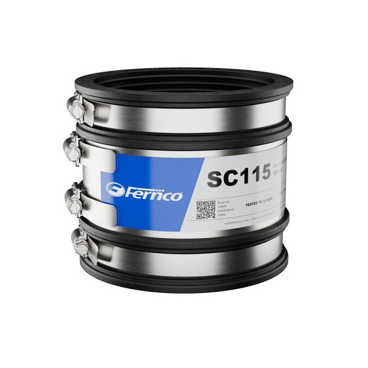 Fernco SC115 Standard Coupling 100-115 mm