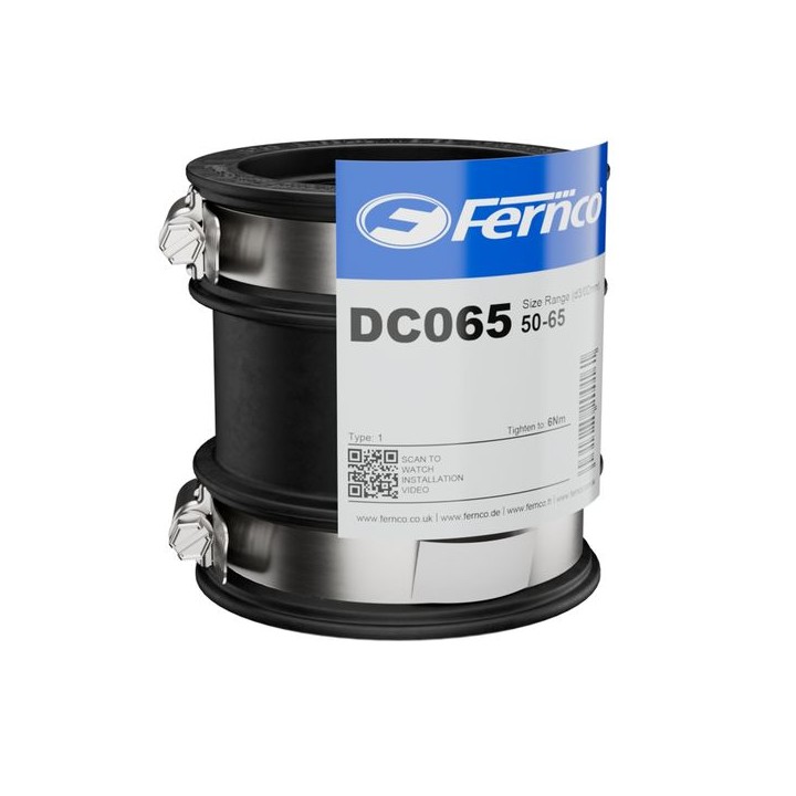 Fernco DC65 Drain Coupling 50-65 mm
