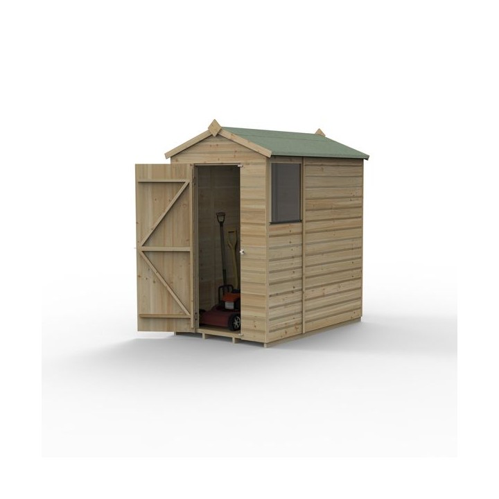 Beckwood 4x6 Apex Shed 1 WindowInstalled