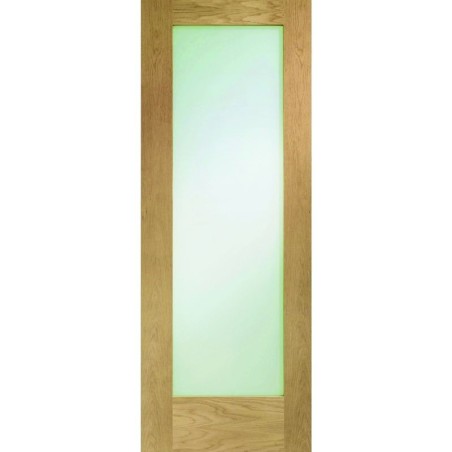 TP OAK PATTERN 10 OBSCURE GLAZED DOOR 1981 X 838 X 35MM