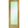 TP OAK PATTERN 10 OBSCURE GLAZED DOOR 1981 X 838 X 35MM
