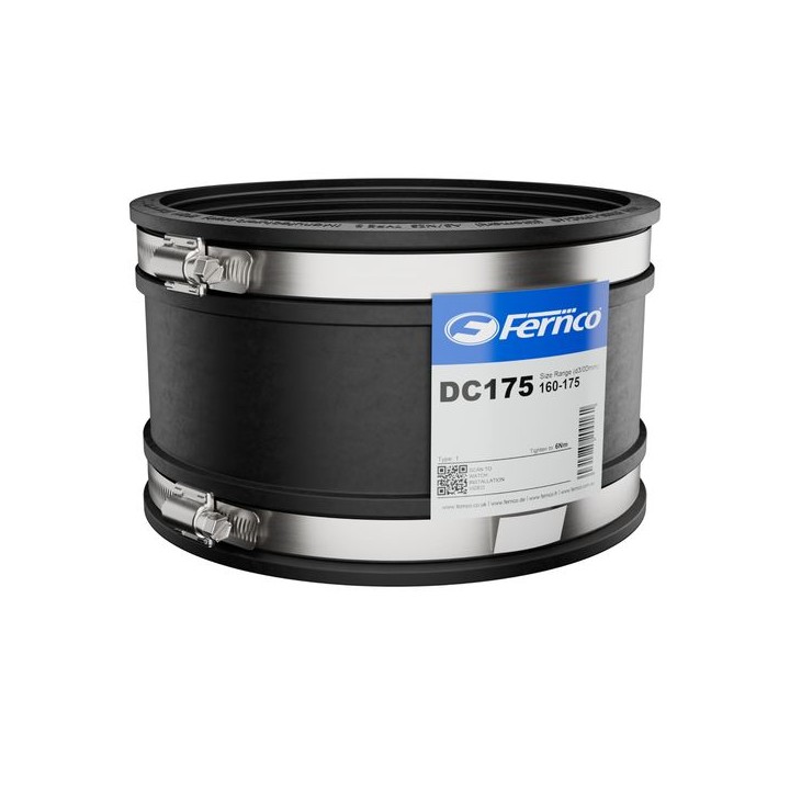 Fernco DC175 Drain Coupling 160-175 mm