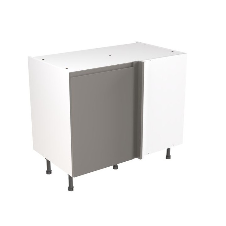 Flatpack Corner Base Unit J-pull Ultra Matt Dust Grey 1000mm - FKKJ0809