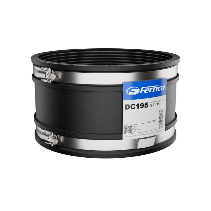 Fernco DC195 Drain Coupling 180-195 mm