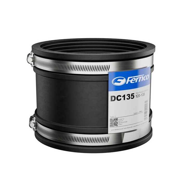 Fernco DC135 Drain Coupling 120-135 mm