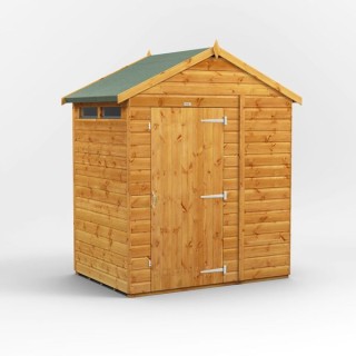 4 x 6 Power Apex Security Shed